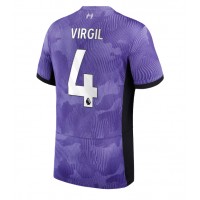 Moški Nogometni dresi Liverpool Virgil van Dijk #4 Tretji 2023-24 Kratek Rokav